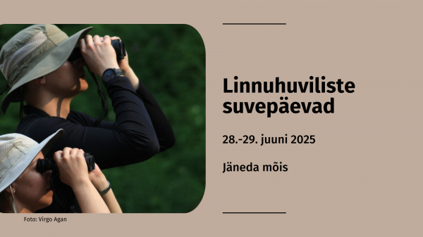 Linnuhuviliste suvepäevad 2025