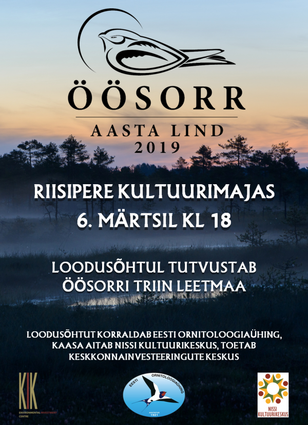 Linnuõhtu "Öösorr - aasta lind"