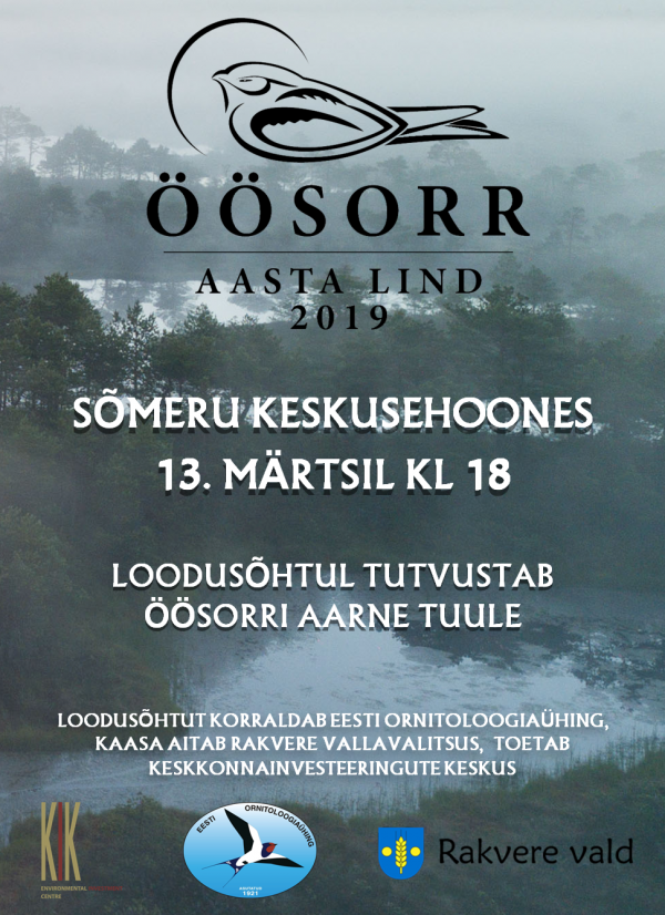 Linnuõhtu "Öösorr - aasta lind"