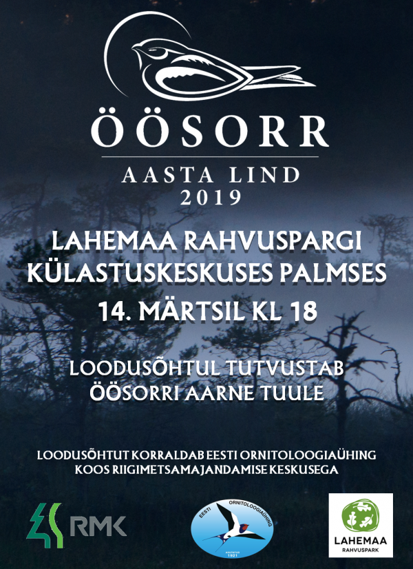 Linnuõhtu "Öösorr - aasta lind"